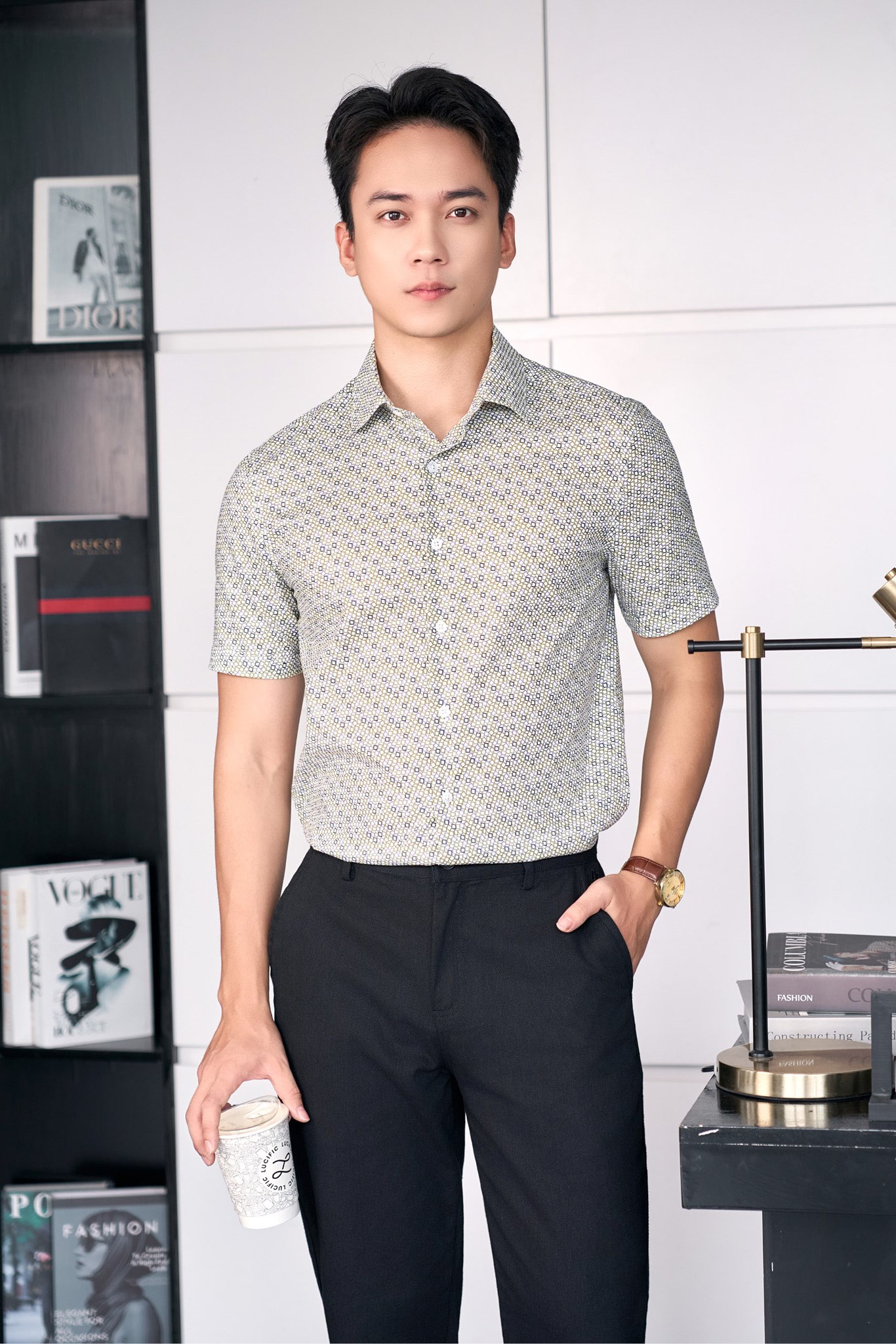 Ảnh của Áo Sơmi nam ngắn tay 268SMS21002/DC01